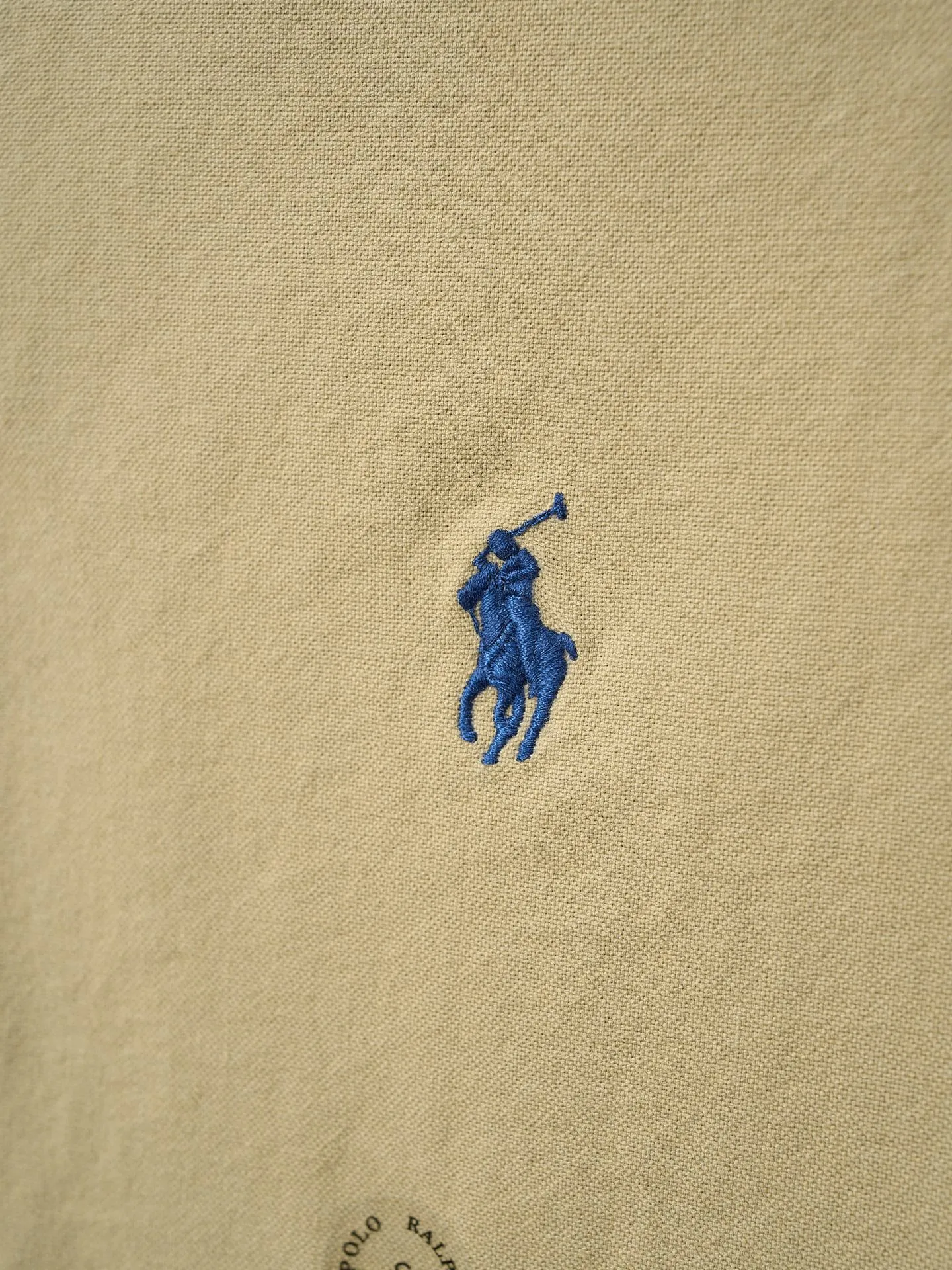 P340 Actual hanging auction】Ralph Lauren/Ralph Lauren couples must-have solid color pony embroidered cotton long-sleeved shirt [Ready stock] XS S M L XL